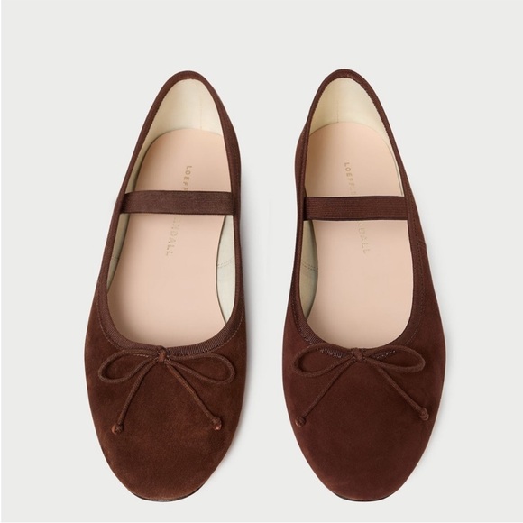 Loeffler Randall Shoes - NEW Loeffler Randall Leonie Espresso Suede Ballet Flat Size 8